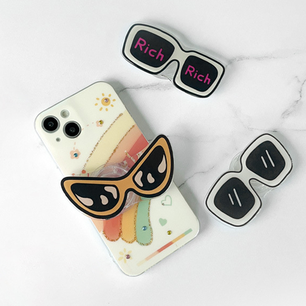 Phone Cases Girly - Sevimli Karikatür Serin Şık Gözlük Telefon