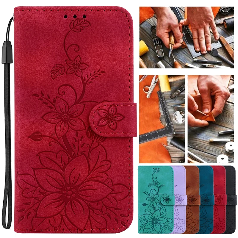 Phone Cases Nyc - Cüzdan Çanta Kapak Çevirin Çiçek Kılıf