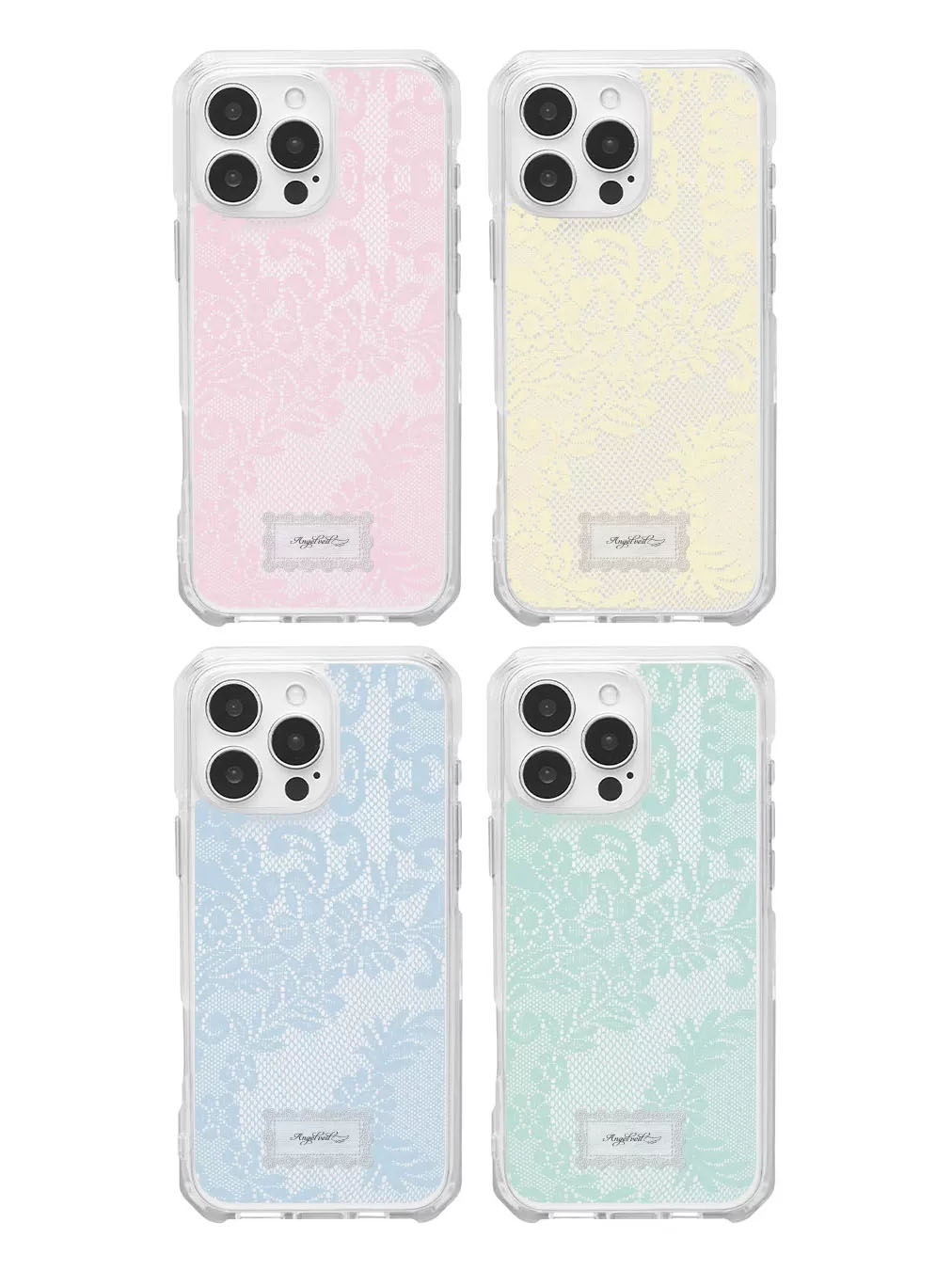 Phone Cases Girly - Kore Tarzı Renkli Dantelli Tatlı Kız