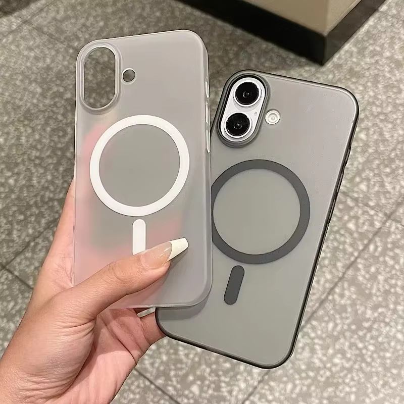 Phone Cases Quality - Magsafe Uyumlu Mat Şeffaf Kılıf iPhone