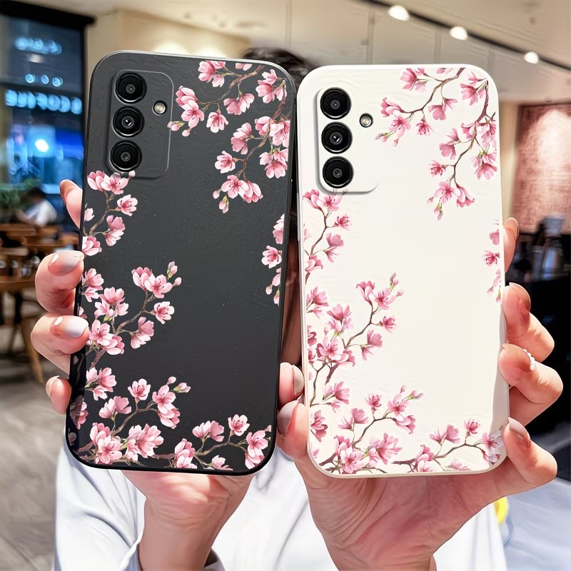 Phone Cases Cherry - Pembe Kiraz Çiçeği Baskılı Telefon Kılıfı