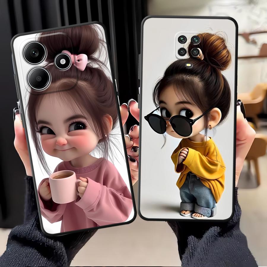 Phone Cases Quality - Sevimli Çizgi Film Köpek Kordonlu Telefon