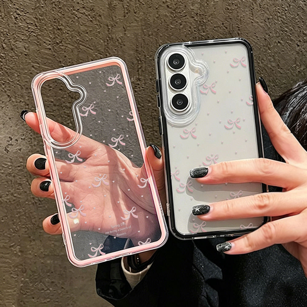 Phone Cases Quality - Sevimli Pembe Fiyonklu Yumuşak Telefon Kılıfı