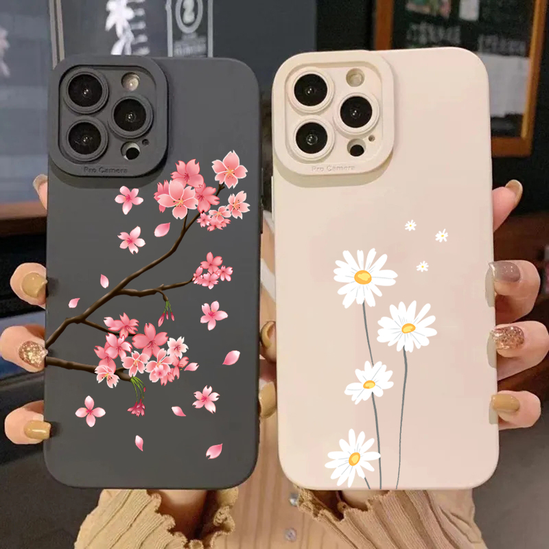 Phone Cases Cherry - Pembe Kiraz Çiçeği Desenli Samsung Galaxy