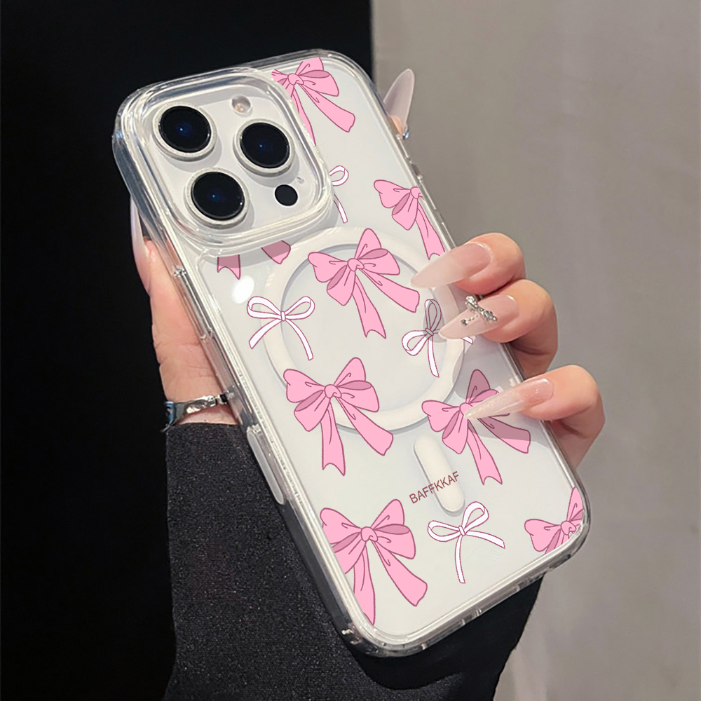 Phone Cases Girly - Pembe Fiyonklu Coquette Kız Çocukları Serisi