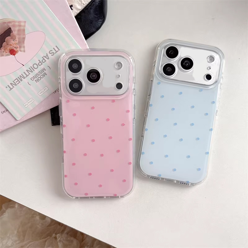 Phone Cases Girly - Kore Tarzı Kızlar İçin Sade Mavi