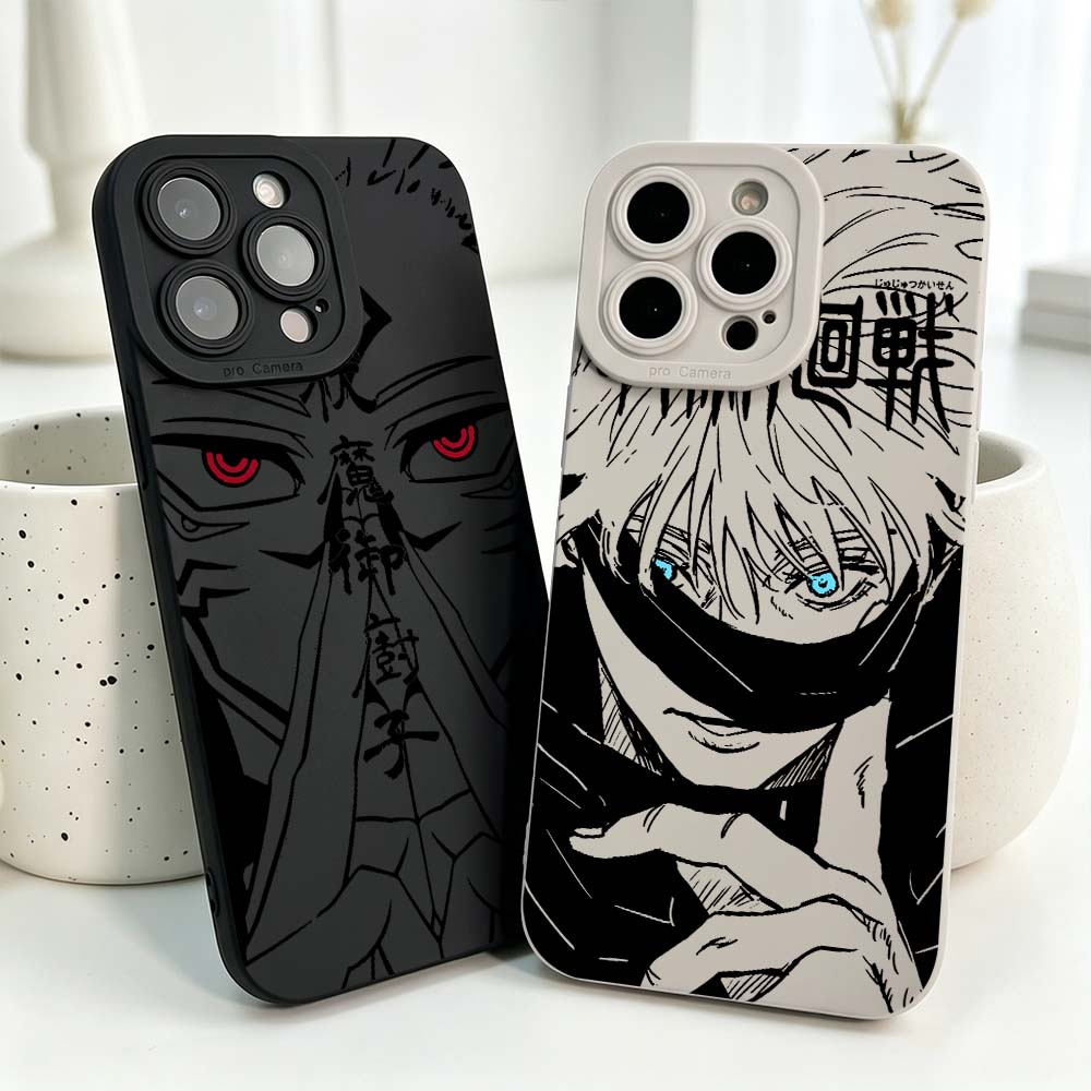 Phone Cases Iphone 17 Pro - Anime Jujutsu Kaisen Havalı Silikon Kılıf