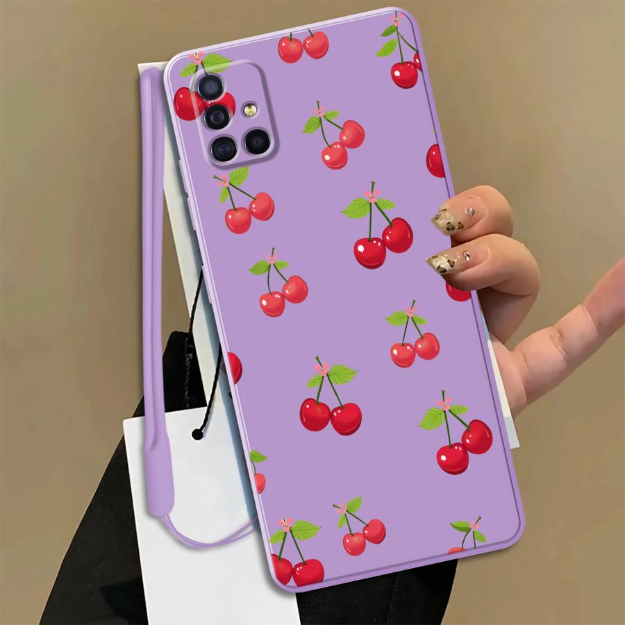 Phone Cases Cherry - Samsung Galaxy A30s A06 A71 A73
