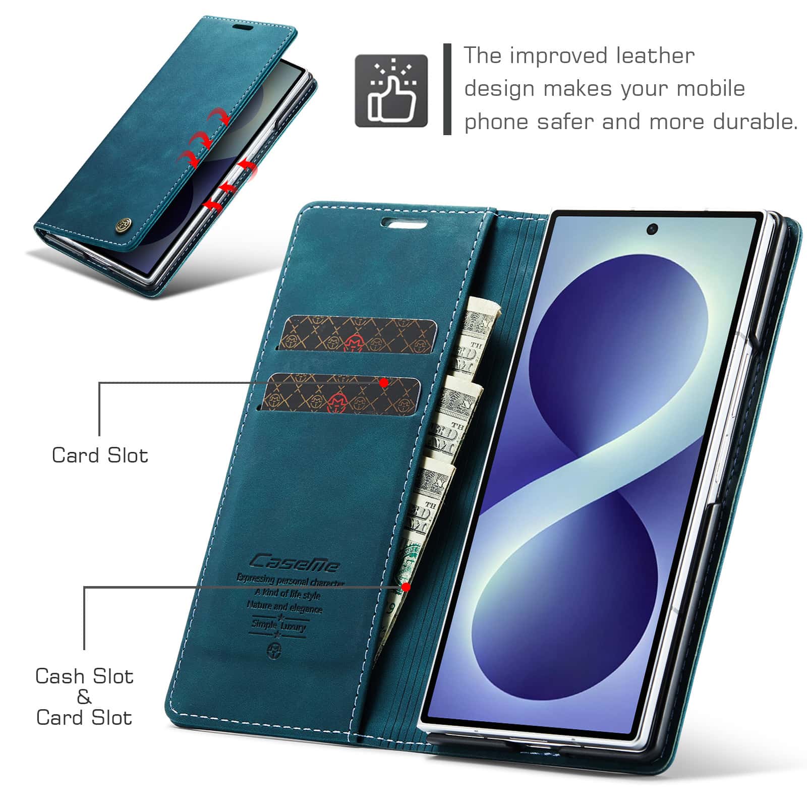 Samsung Galaxy Z Fold 8 Ultra  - Leather Folio Wallet Case incelemesi ve fiyatı