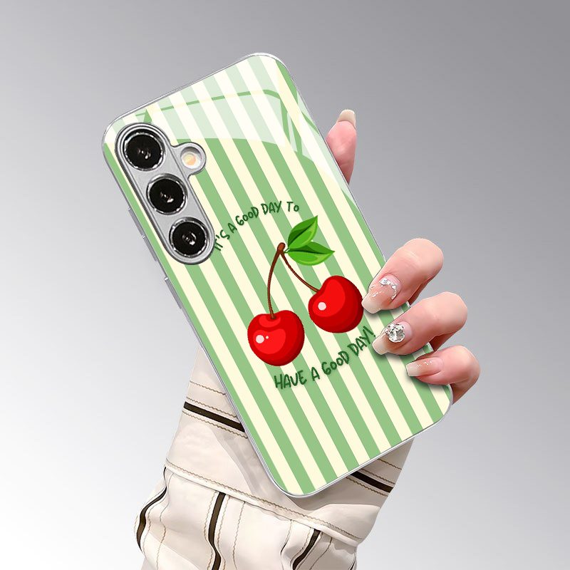 Kiraz Çizgili Desenli 2D Telef - Phone Cases Cherry incelemesi ve fiyatı