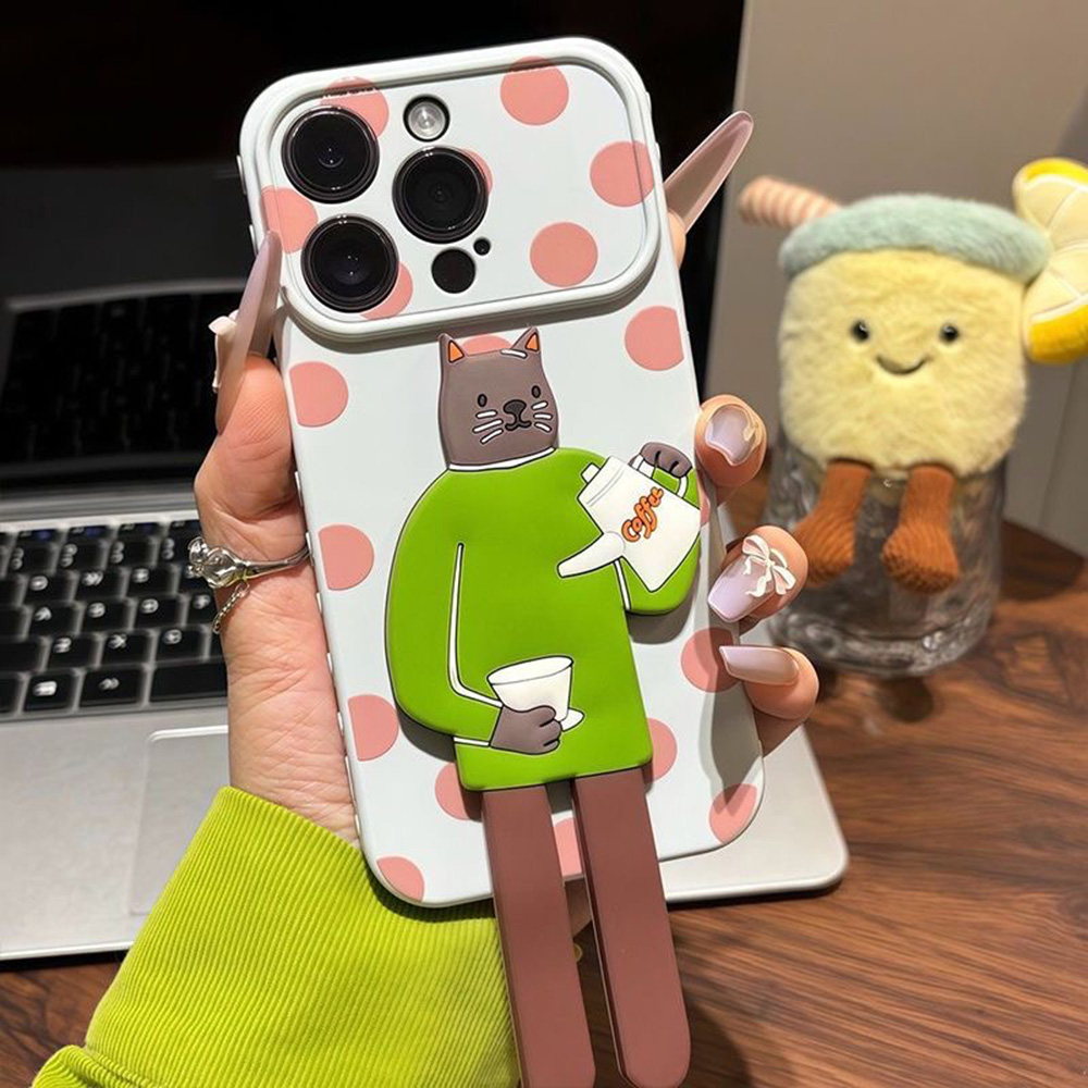 Sevimli Puantiyeli Telefon Kıl - Phone Cases With Stand incelemesi ve fiyatı