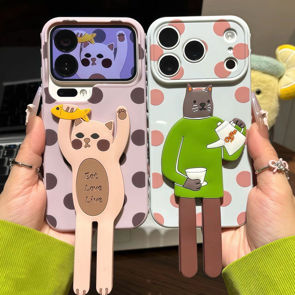 Sevimli Puantiyeli Telefon Kıl - Phone Cases With Stand incelemesi ve fiyatı