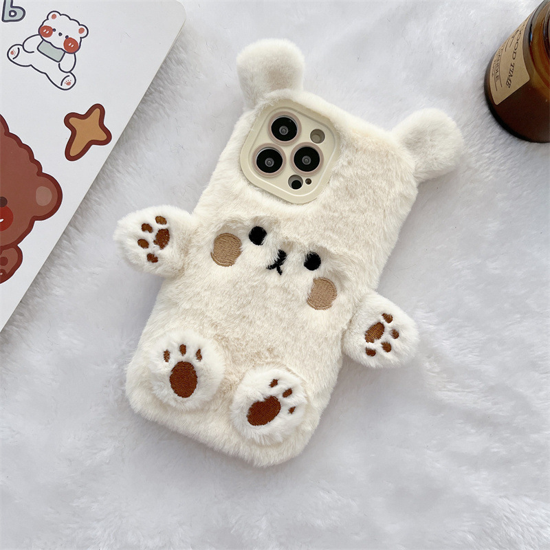 Kore 3D Çizgi Film Ayı Tüylü P - Phone Cases Iphone 17 Pro incelemesi ve fiyatı