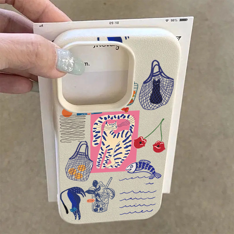 Sevimli Kiraz Kedi Baskılı Tel - Phone Cases Cherry incelemesi ve fiyatı