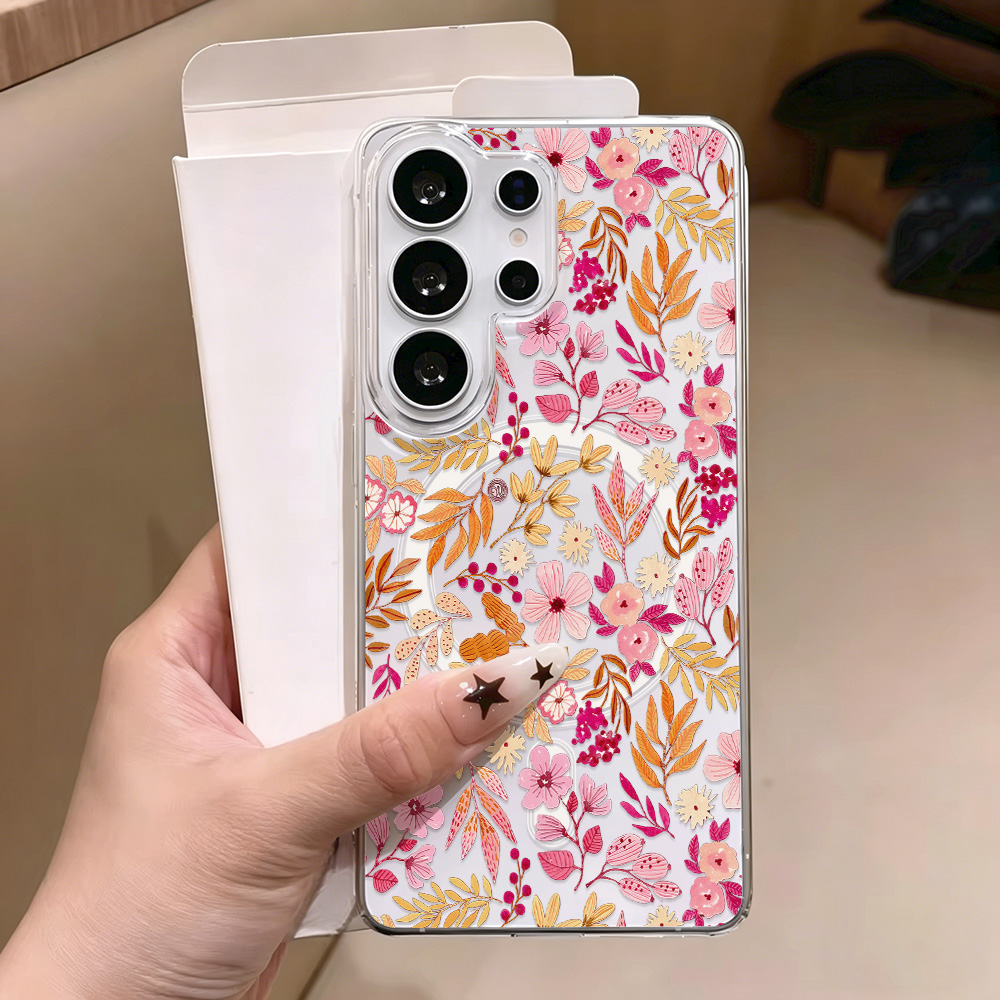 Mavi Çiçekli Manyetik Telefon  - Phone Cases Quality incelemesi ve fiyatı