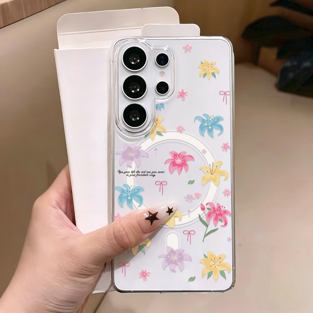 Mavi Çiçekli Manyetik Telefon  - Phone Cases Quality incelemesi ve fiyatı