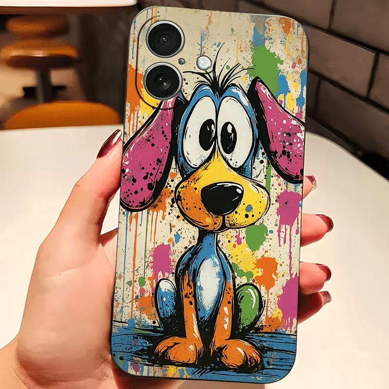 Graffiti Renkli Köpek Yavrusu  - Phone Cases Online incelemesi ve fiyatı