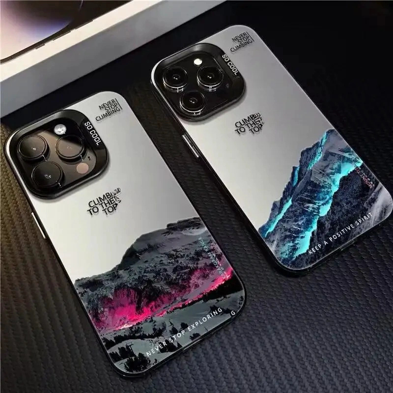 Kar dağ manzarası gün batımı t - Phone Cases Nyc incelemesi ve fiyatı