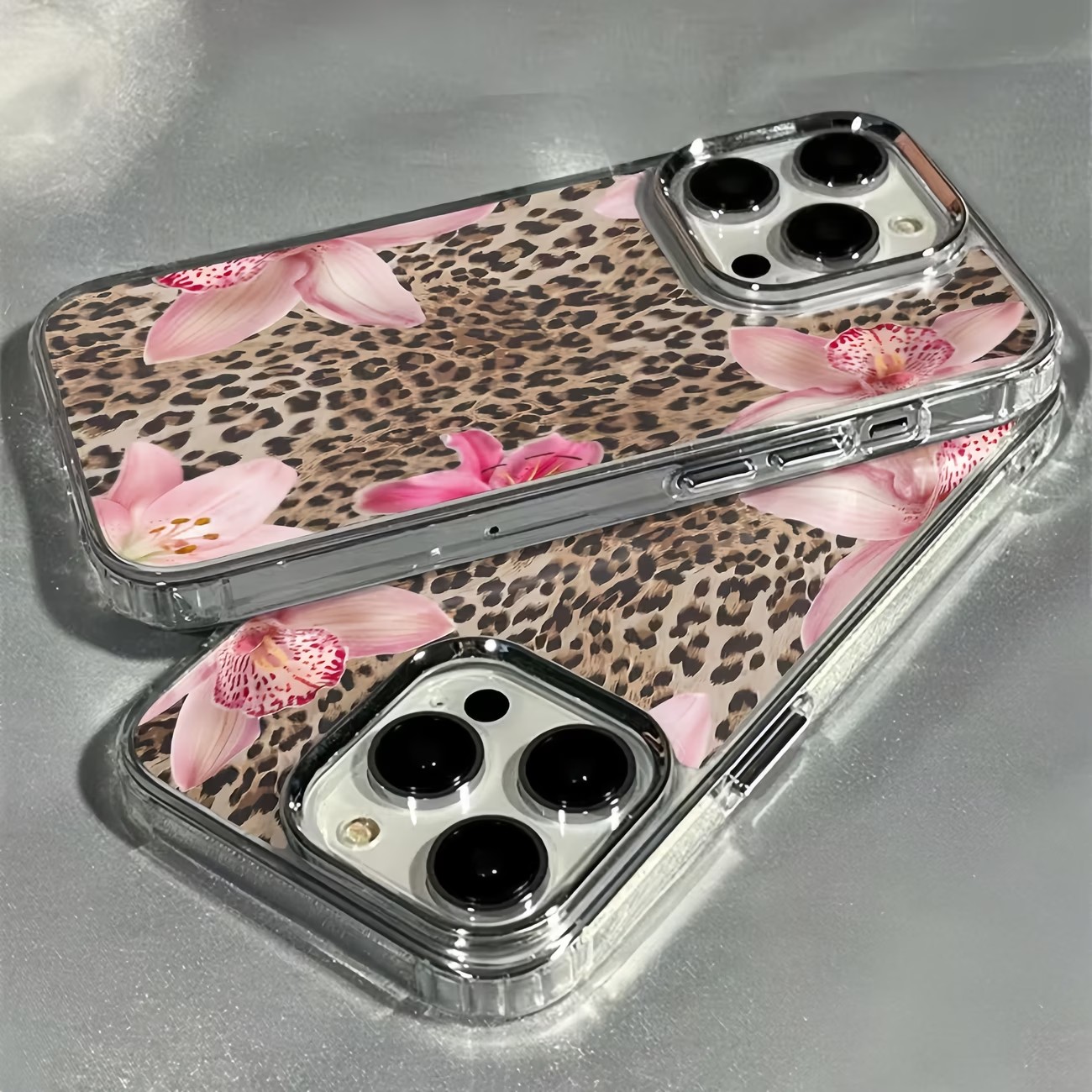 Leopar Desenli Zambak Çiçekli  - Phone Cases Online incelemesi ve fiyatı