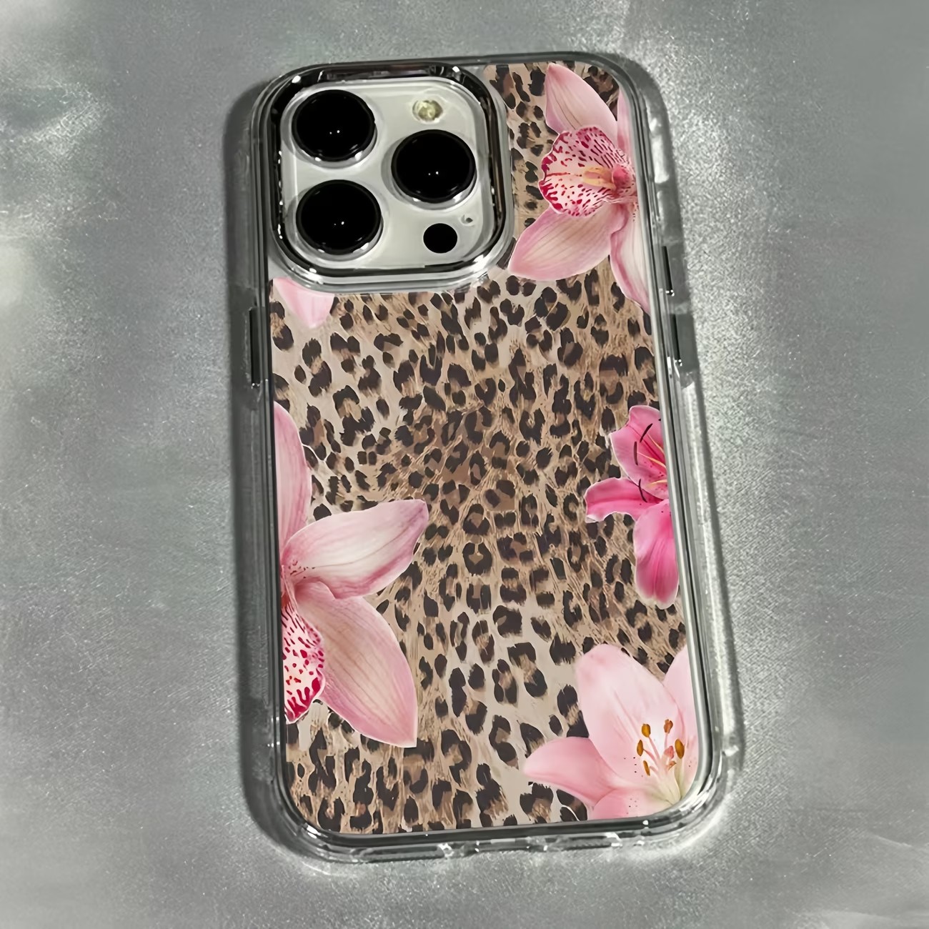 Leopar Desenli Zambak Çiçekli  - Phone Cases Online incelemesi ve fiyatı