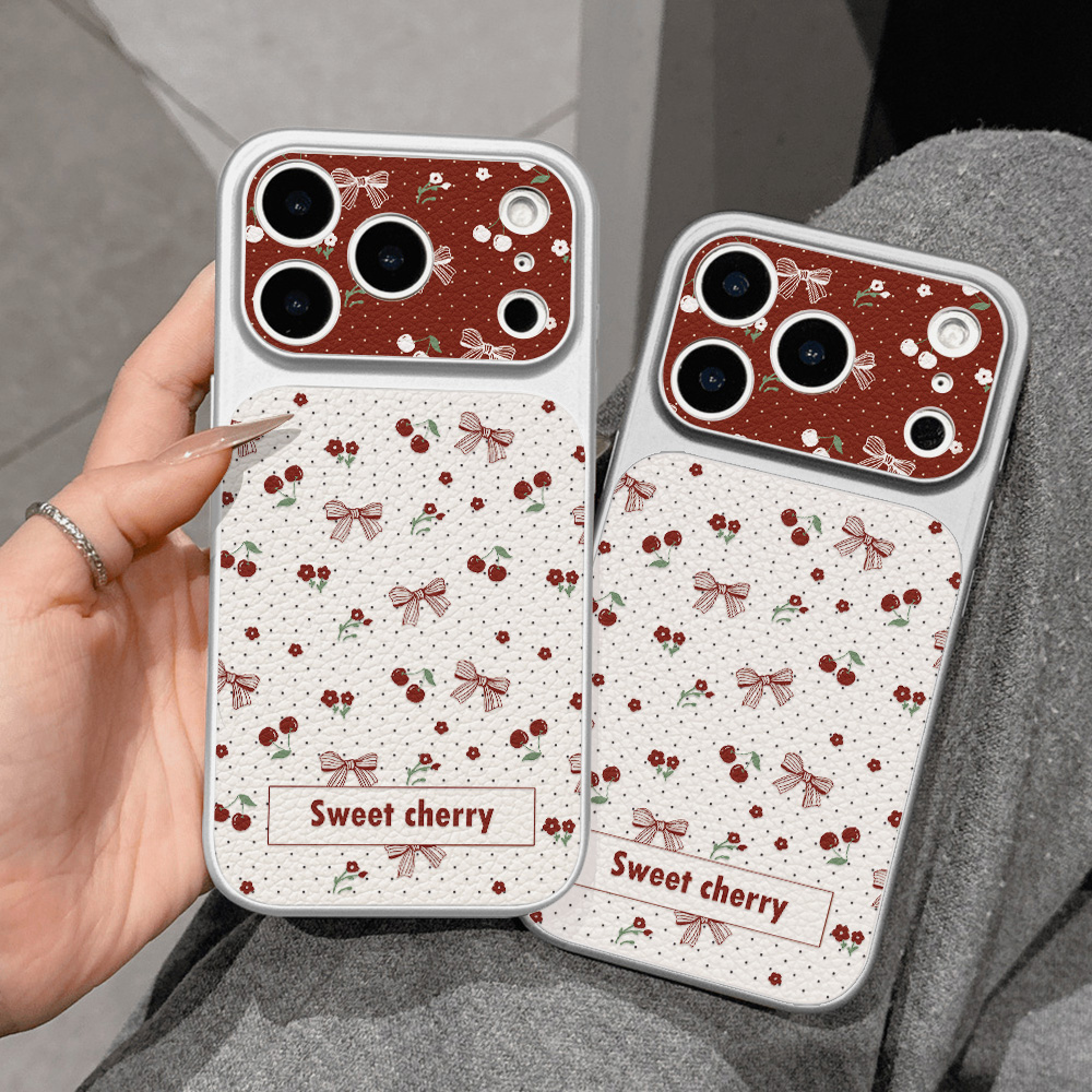 Tatlı Kiraz Fiyonklu Deri Tele - Phone Cases Quality incelemesi ve fiyatı