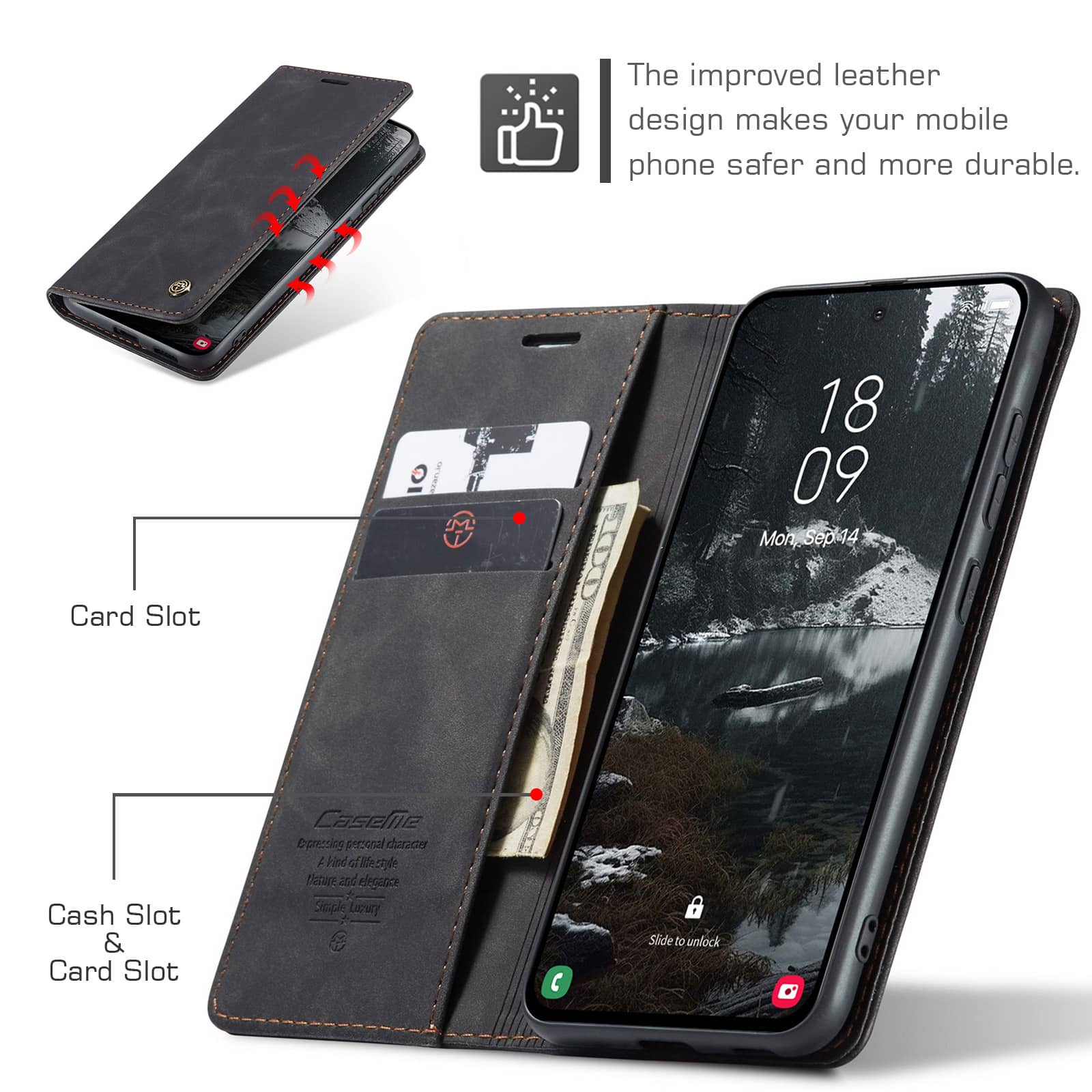 Samsung Galaxy S25 Edge için F - Leather Folio Wallet Case incelemesi ve fiyatı