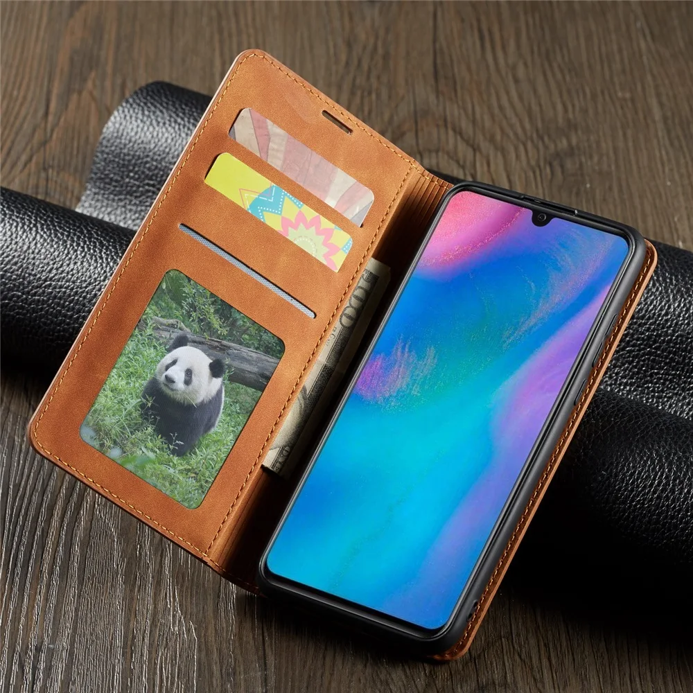 Huawei P30 P20 P40 Pro Lite, M - Leather Folio Wallet Case incelemesi ve fiyatı