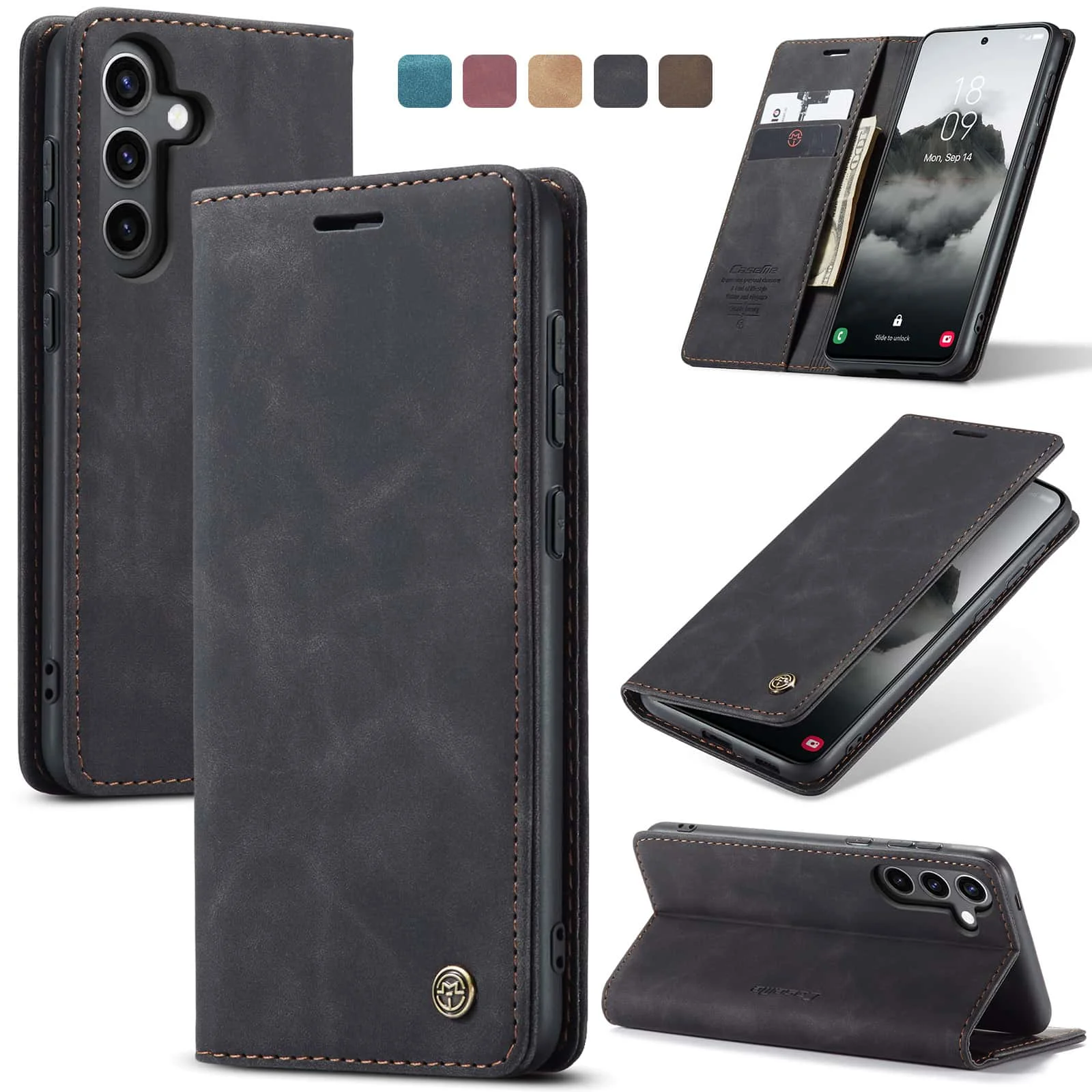 Samsung Galaxy S24 FE için Ret - Leather Folio Wallet Case incelemesi ve fiyatı