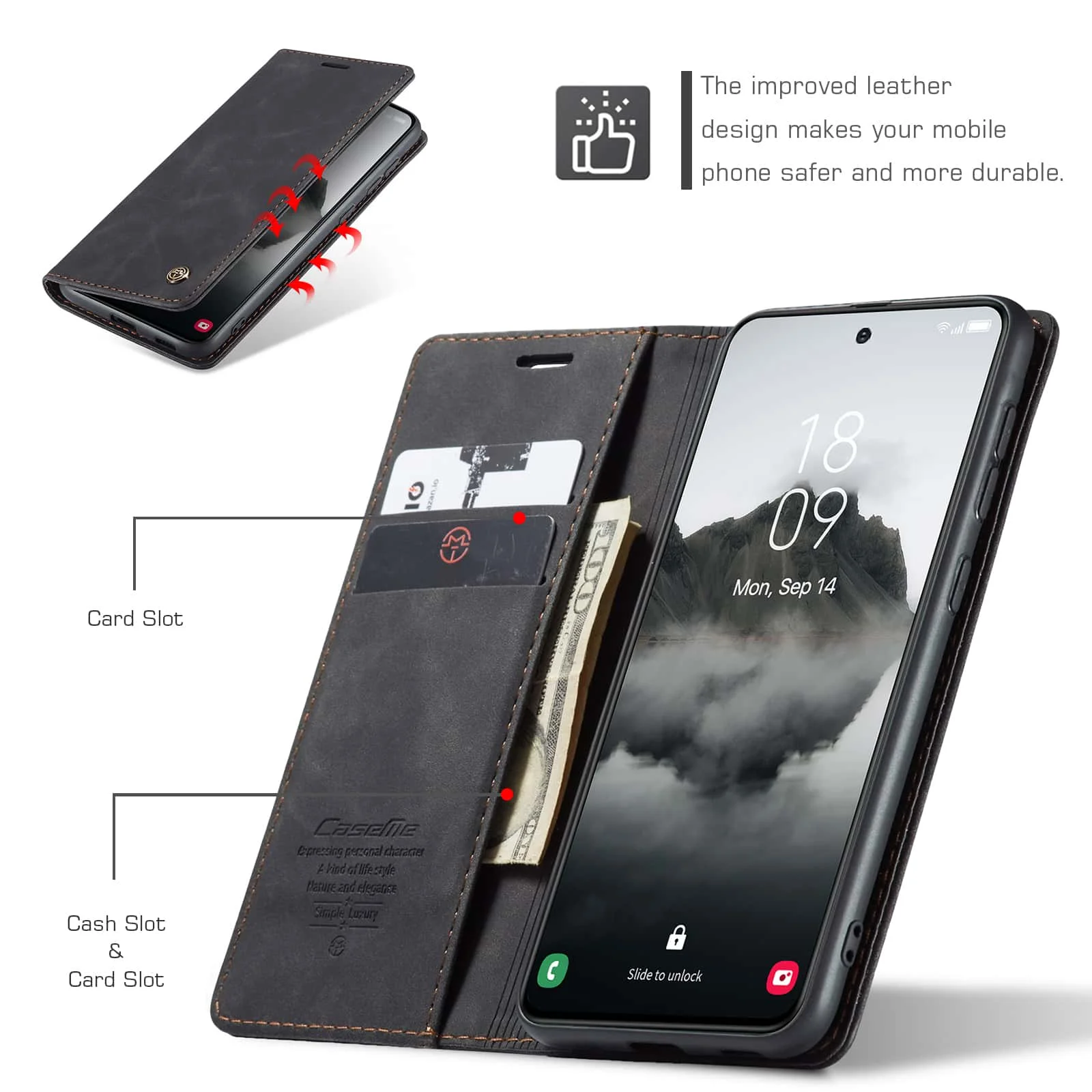 Samsung Galaxy S24 FE için Ret - Leather Folio Wallet Case incelemesi ve fiyatı