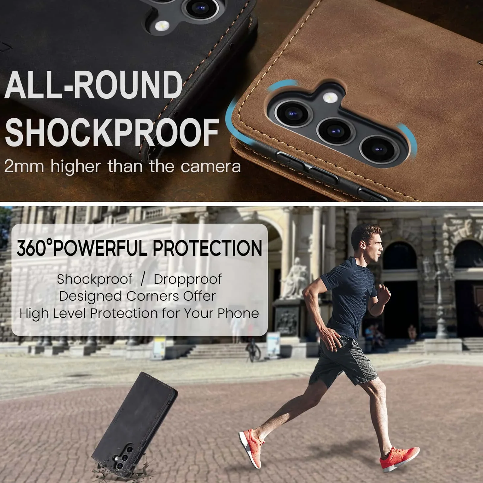 Samsung Galaxy S24 FE için Ret - Leather Folio Wallet Case incelemesi ve fiyatı