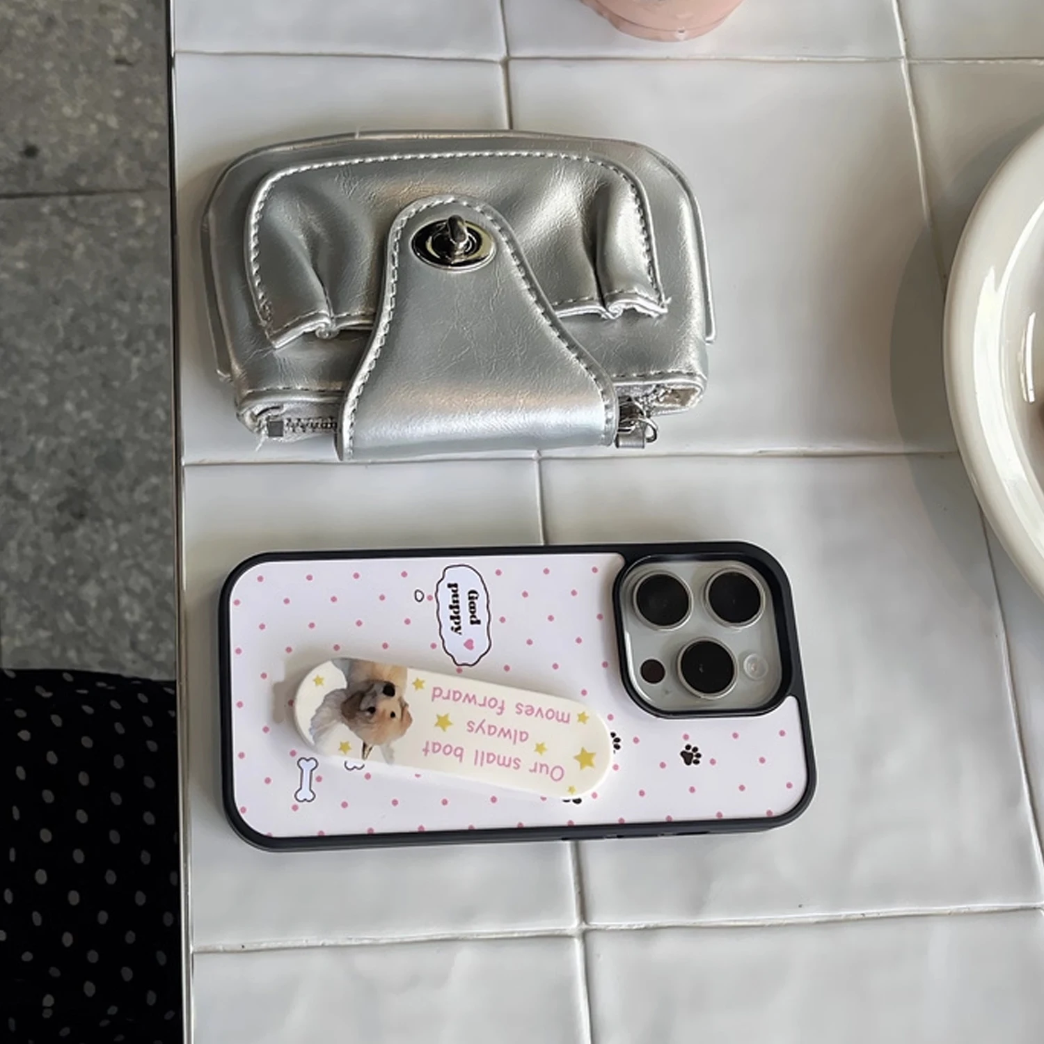 INS Pembe Dalga Desenli İyi Kö - Phone Cases With Stand incelemesi ve fiyatı