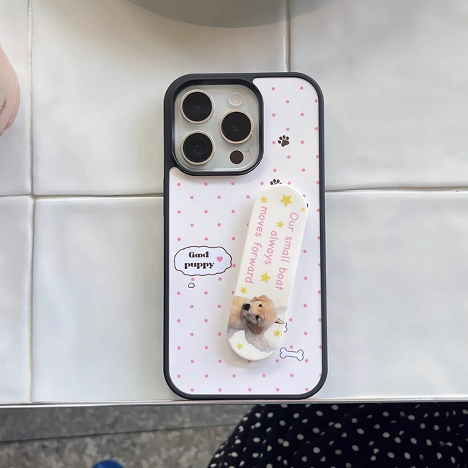 INS Pembe Dalga Desenli İyi Kö - Phone Cases With Stand incelemesi ve fiyatı
