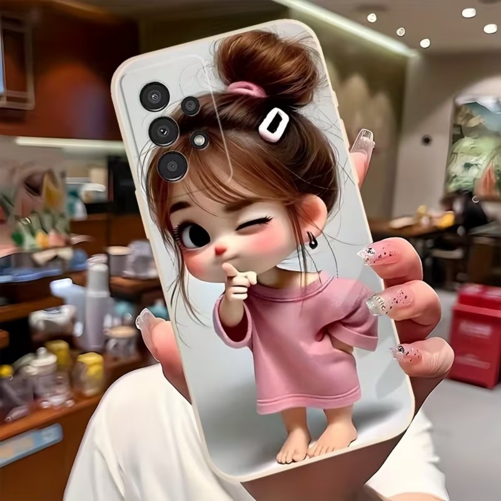 Sevimli Karikatür Kız Desenli  - Phone Cases Girly incelemesi ve fiyatı