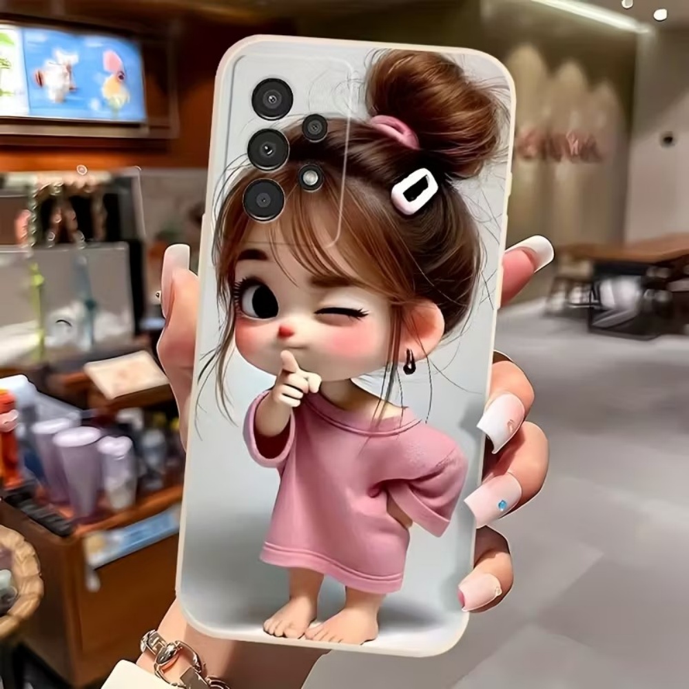 Sevimli Karikatür Kız Desenli  - Phone Cases Girly incelemesi ve fiyatı