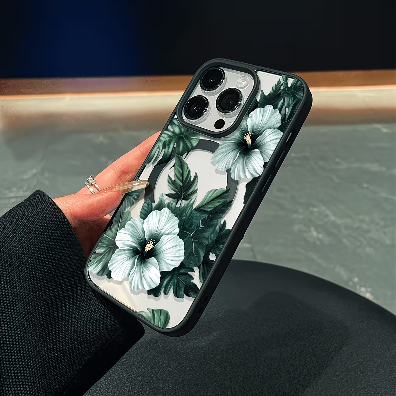 Yeşil Çiçek Desenli Telefon Kı - Phone Cases Online incelemesi ve fiyatı